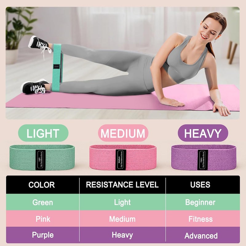 Muuruu Pilates Essentials Kit for Home Women, Ring and Ball Set, Pilates Equipment for Workouts, 3 Resistance Bands, Grip Socks, 14 Inch Magic Circle, Mini Exercise Ball, Great Exercise Equipment - Image 4